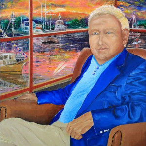 Catherine AliSantosa, "Beginning of a New Dawn", Oil Painting, 16 x 20 in.
