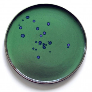 Aileen Feldman, "11 inch Plate", High Fired Pottery, 11 in. Diameter