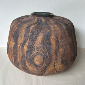 Dagmar Kau, "Kelp", Stoneware Clay, 12 x 13 in., Award: Honorable Mention