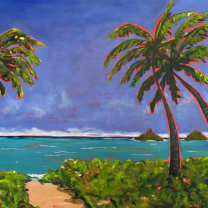 Holly K. Rand, "To the Beach", Acrylic, 24 x 30 in.