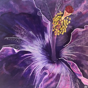 Fé Maria Vasquez, "Alive", Acrylic on Canvas, 36 x 46 in.