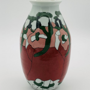 Bernadette Chan, "Dancing to a Mele", ceramics, 6 x 6 x 9.5 in.